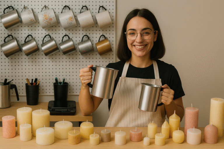 ✨🕯️ Velas Aromáticas: o aroma que acende renda e liberdade!