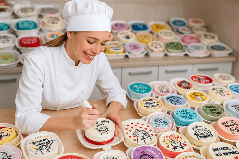 🍰✨Especialista em Bentô Cake – Transforme Sua Criatividade em Sucesso Delicioso!