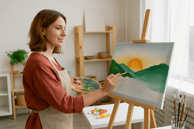 🖌️Desperte o Artista em Você – Pinte, Crie e Transforme Emoções em Arte Vibrante!