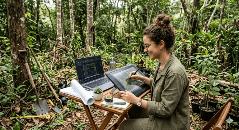 🌱 Do Zero ao Jardim de Sucesso: Domine o AutoCAD e Fature Alto no Paisagismo! 💻🌸💸