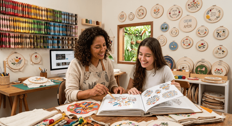 🌸🧵De “Uai, que Ponto é Esse?” a Master do Bordado Livre: Sua Jornada Criativa Começa Agora! 😂🎨
