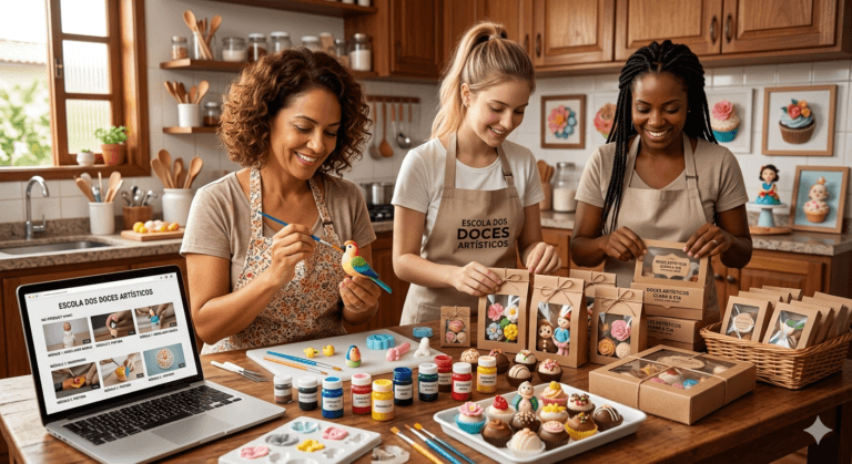 🍭✨ Escola dos Doces Artísticos: Transforme Açúcar em Obras de Arte e Lucro Real! 🎨💰