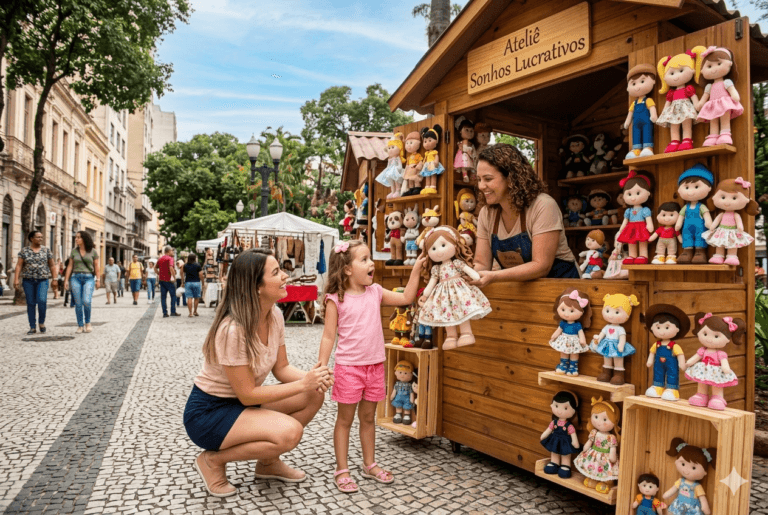 🎨 Bonecas Lucrativas: Transforme EVA e Feltro em um Negócio de Sucesso e Encante sua Cidade! ✨🧸