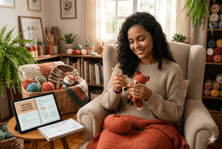 🧶 Método Crochê Rentável: Transforme Fios em Lucro e Paixão! ✨💰