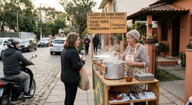 🔥🥣 Quem foi que disse que o frio serve só para congelar debaixo do edredom? Serve para faturar ALTO na cozinha também, minha gente! 💸🍲✨