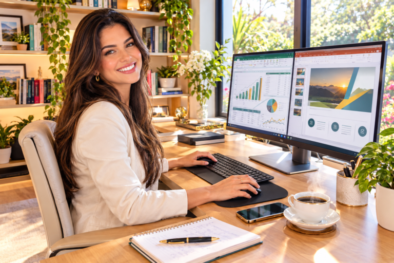 📊💻 Chega de “apanhar” para o Excel ou passar vergonha criando slide feio no trabalho! É hora de virar o Mestre do Office! 🚀💸✨