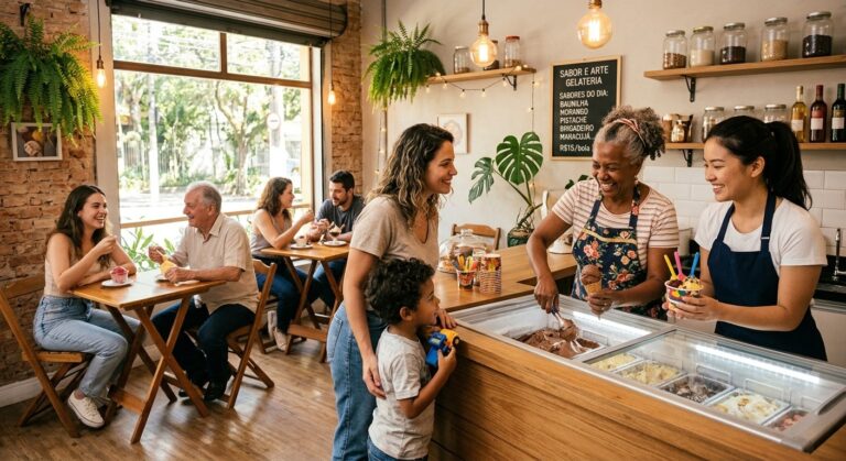 🍦🍨 Chega de sorvete com cristais de gelo e sem sabor! É hora de dominar a arte gelada e transformar sua cozinha em uma sorveteria artesanal altamente lucrativa! 🚀💸👑